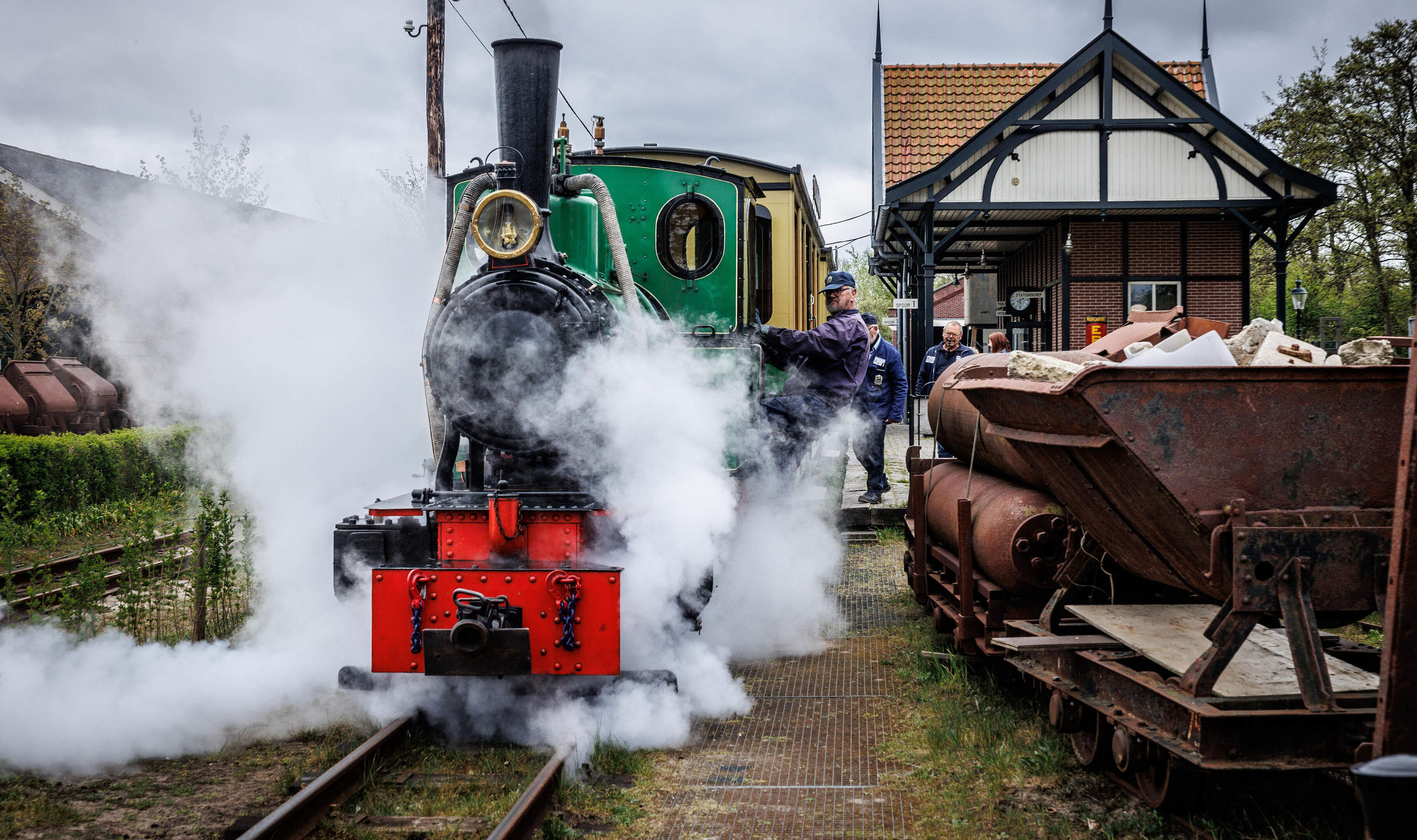 Vrijwilligers stoomtrein zwaar teleurgesteld door strijd om gebruik van spoor: ’Dit was het moment waarop we al jaren hadden gehoopt’